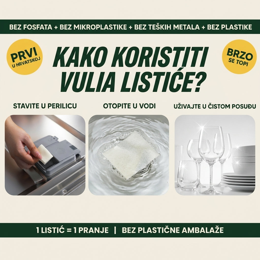 Vulia listići za pranje posuđa - limun