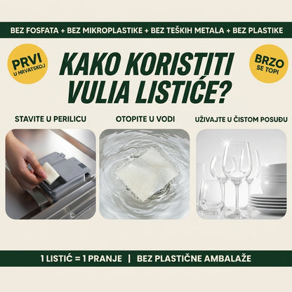Vulia listići za pranje posuđa - limun