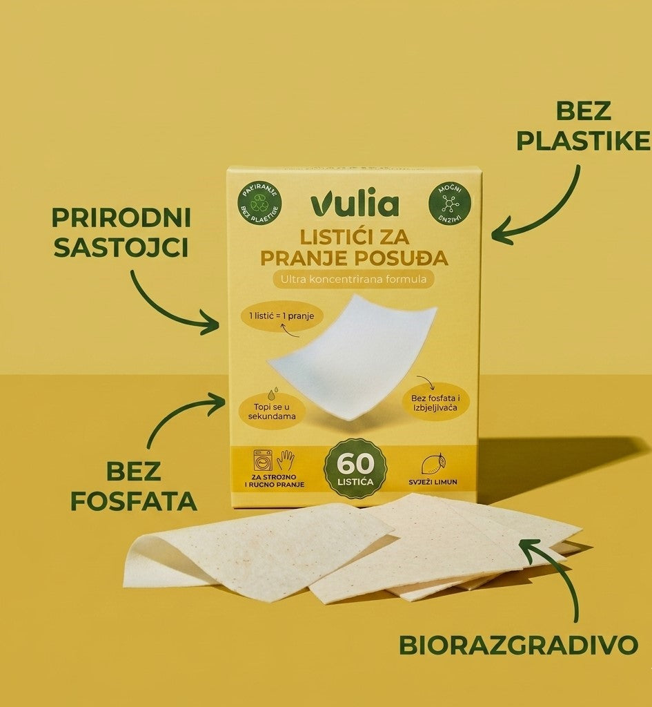 Vulia listići za pranje posuđa - limun